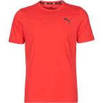 T-shirts Puma rouges Taille XXL pour homme en promo 