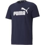 T-shirts à imprimés Puma bleues foncé à logo en coton en lot de 1 Taille XS pour homme en promo 