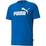 T-shirts Puma Essentials bleus en caoutchouc à manches courtes à manches courtes Taille XXL look fashion pour homme 