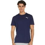 PUMA Men ESS Essential Small Logo Tee T-Shirt Big Size Blue, Größe Bekleidung:XL
