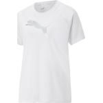 PUMA T-shirt fonctionnel 'Evostripe' blanc / argent