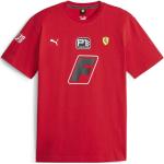 T-shirts Puma Ferrari rouges Taille XXL look fashion pour homme 