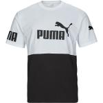 T-shirts Puma blancs Taille XS look color block pour homme en promo 