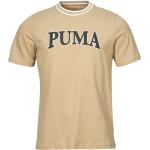 T-shirts Puma beiges Taille XL pour homme en promo 