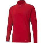 Vêtements de sport Puma rouges en polyester respirants à manches longues Taille S pour homme en promo 