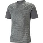 Maillots de sport Puma gris en polyester respirants à manches courtes Taille 3 XL pour homme en promo 
