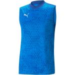Sweats Puma bleus en polyester sans manches respirants sans manches à col rond Taille 3 XL look casual pour homme en promo 