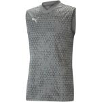 Sweats Puma gris en polyester sans manches respirants sans manches à col rond Taille XL pour homme en promo 