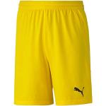 Shorts Puma Yellow jaunes en polyester enfant look sportif 