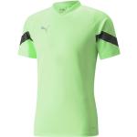 Maillots de sport Puma verts en polyester respirants à manches courtes Taille XXL pour homme en promo 