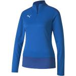 Vêtements de sport Puma teamGOAL bleus en polyester respirants Taille XS pour femme en promo 