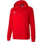 Vêtements de sport Puma teamGOAL rouges respirants à capuche Taille L en promo 
