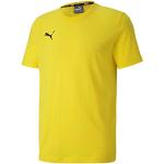 T-shirts à imprimés Puma teamGOAL jaunes en coton Taille S look fashion pour homme en promo 