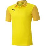 Polos unis Puma teamGOAL jaunes en polyester à manches courtes Taille XXL look fashion pour homme 