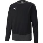 T-shirts Puma teamGOAL noirs en polyester à manches longues respirants à manches longues à col rond Taille 3 XL en promo 