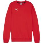 Sweatshirts Puma teamGOAL rouges enfant classiques en promo 