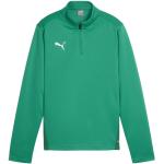 Sweatshirts Puma teamGOAL verts en polyester enfant look fashion en promo 