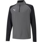 Sweatshirts Puma teamLIGA gris en polyester look fashion pour fille en promo de la boutique en ligne 11teamsports.fr 