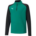 Sweatshirts Puma teamLIGA verts en polyester pour fille en promo de la boutique en ligne 11teamsports.fr 