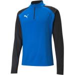 Vêtements de sport Puma teamLIGA bleus en polyester respirants à manches longues Taille S look fashion pour homme en promo 
