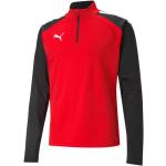 Vêtements de sport Puma teamLIGA rouges en polyester respirants à manches longues Taille S pour homme en promo 