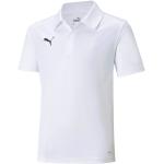 Polos de sport Puma teamLIGA blancs en polyester respirants à manches courtes Taille S look fashion pour homme en promo 