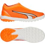 Chaussures de football & crampons Puma Match orange en fil filet Pointure 38,5 pour enfant en promo 