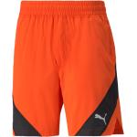 Shorts de running Puma orange en polyester respirants Taille S pour femme en promo 