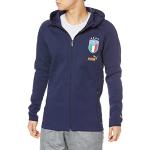 Vestes de foot Puma Figc bleues Fédération italienne de football Taille S look fashion pour homme 