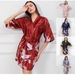 Robes fleuries rouges à fleurs Taille XXL plus size look fashion pour femme 