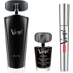 Pupa Kit Vamp Black Eau De Parfum 50 ml + Mascara 9 ml + Gel