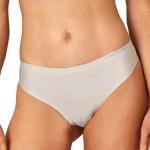 Strings invisibles beiges nude en microfibre Taille XL look sexy pour femme 