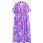 Robes d'été violet lavande à fleurs à motif fleurs maxi plus size look vintage pour femme 