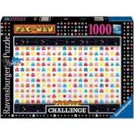 Puzzle Pac-man 1000 Pièces Ravensburger - Dessins Animés Et Bd Noir