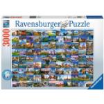 Puzzle Ravensburger - 99 places de Beautiful en Europe 17080 99 Beautiful Places in Europe 1 pc(s)