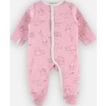 Pyjamas Noukies roses en jersey à motif animaux lot de 1 Taille 1 mois pour bébé en promo de la boutique en ligne Vertbaudet.fr 