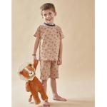 Pyjamas Noukies marron en jersey à motif tortues Taille 2 ans pour bébé en promo de la boutique en ligne Vertbaudet.fr 