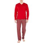 Pyjamas d'automne Arthur rouges Taille M look fashion pour homme 