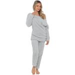 Pyjama de luxe en polaire pour femme avec pull à é