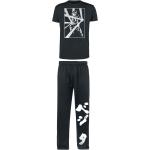Chemises de nuit noires en coton Dragon Ball Vegeta Taille XS 