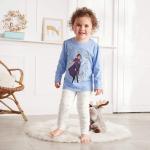Pyjamas blancs enfant La Reine des Neiges Elsa en promo 