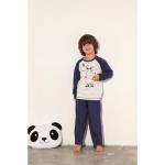 Pyjamas en polaire blancs en coton à motif pandas pour garçon de la boutique en ligne 3Suisses.fr 
