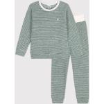 Pyjamas Petit Bateau blancs en éponge pour garçon de la boutique en ligne Petit-bateau.fr 