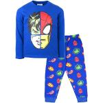 Pyjamas bleu marine en coton Superman look fashion pour garçon de la boutique en ligne Amazon.fr 