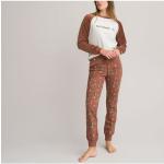 Pyjamas en polaires La Redoute marron pour femme en solde 
