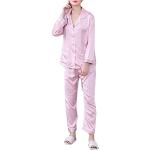 Pyjamas combinaisons violets à carreaux en velours à motif lapins Taille L plus size look sexy pour femme 