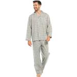 Pyjamas Undercover gris à carreaux en polycoton Taille L look fashion pour homme 