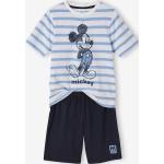 Pyjamas bleus all Over en coton Mickey Mouse Club Taille 3 ans pour garçon de la boutique en ligne Vertbaudet.fr 