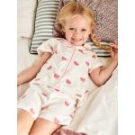 Pyjamas Vertbaudet blancs en coton Taille 12 ans rétro pour fille de la boutique en ligne Vertbaudet.fr 