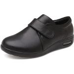 Chaussures de marche noires légères pour pieds très larges Pointure 43 look fashion pour femme 
